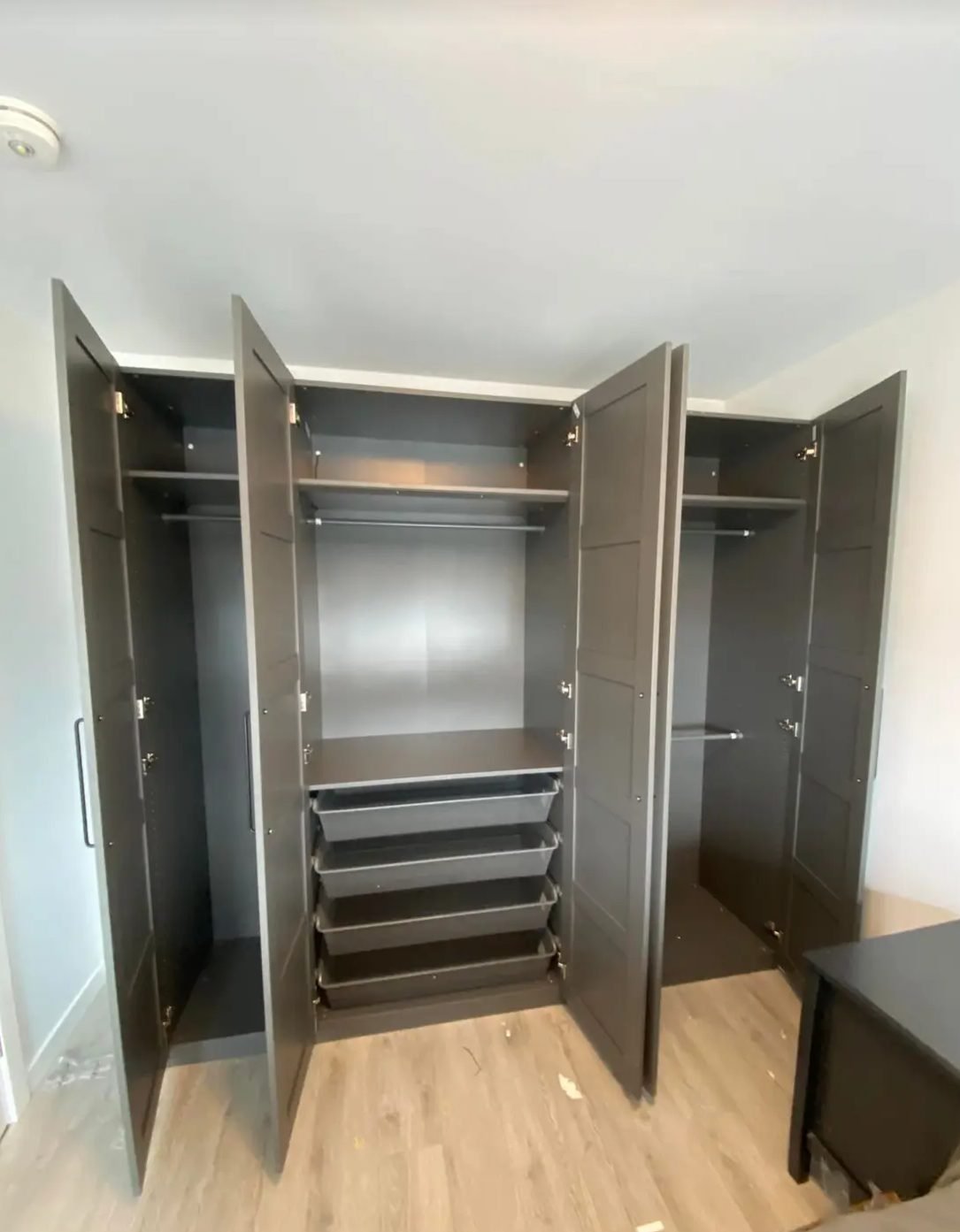 ikea pax wardrobe assembly
