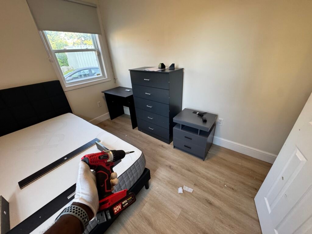 Furniture assembly service completed job