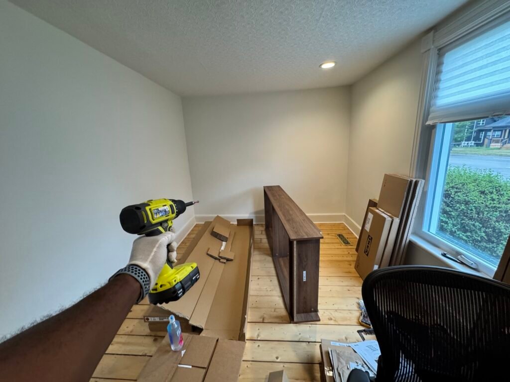 Furniture assembly near me completed job