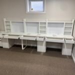 IKEA MICKE Desk Assembly in London, Ontario: 3-Desk Office Setup